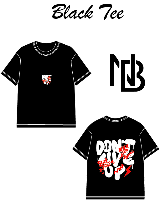 Unisex Oversized T-Shirt – “DON’T GIVE UP” Edition 🇩🇿
