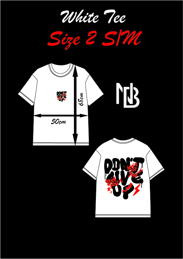 Unisex Oversized T-Shirt – “DON’T GIVE UP” Edition 🇩🇿